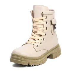 VIAR - Botas Cuero Para Mujer Lili Rosa