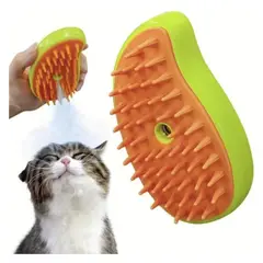 PETS ACCESORIOS - Cepillo De Vapor 3 En 1 Masaje Peinado Y Spray
