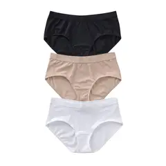LEONISA - Paquete x 3 hipsters cómodos y suaves de buen cubrimiento
