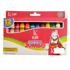 KLIPP - Crayon Jumbo X 12 Unid