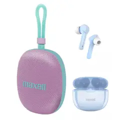 MAXELL - Bocina + Audífono Dynatrek Color Moradoazul 110v