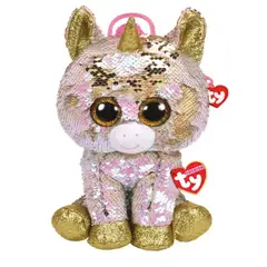 TY - Mochila Unicornio Fantasía De Lentejuelas Fashion 30cm