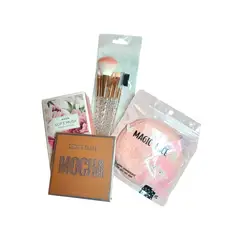 AVON - Perfume Soft Musk + Sombra + brochas + limpiador mágico