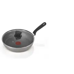 IMUSA - Sartén Alto Antiadherente con Tapa de Vidrio 26 cm Talent