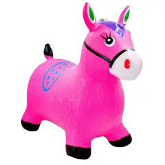 GENERICO - Burrito Saltarín Inflable Para Niño y niña con sonido Rosa