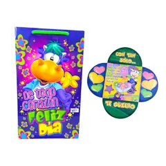 GENERICO - Bolsa Decorada + Tarjeta de Regalo con Mensaje