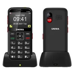 GENERAL - UNIWA V1000 4G Teléfono Móvil Simple 128MB Con SOS