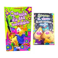 GENERICO - Bolsa Decorada + Tarjeta de Regalo Mediana con Mensaje