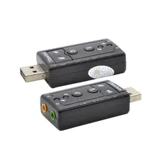 JALTECH - Tarjeta De Sonido USB 7.1 -