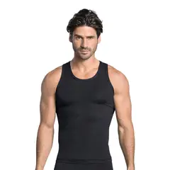 LEO - Camiseta de compresión moderada en abdomen y zona lumbar
