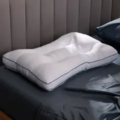 DISTRIHOGAR - Almohada Cervicalm Contorno De Cuello Poliéster 47 X 67 Cm