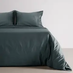DISTRIHOGAR - Cover Duvet 400 hilos 100% Algodón Cairo Storm Doble