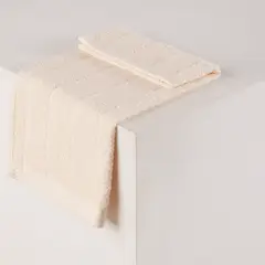 DISTRIHOGAR - Toalla Facial Monument 480 Gr Algodón Beige 34,5 X 34,5 Cm