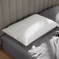 DISTRIHOGAR - Almohada Softshield Soporte Medio Impermeable 50 X 70 Cm