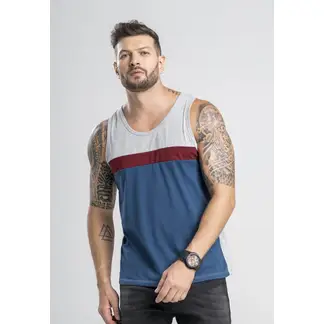 MARKETING PERSONAL - Camisilla Masculino Azul Petróleo Oscuro Mp 96536