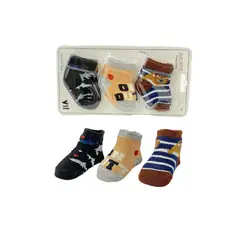 MUNDO BEBE - Set Medias x 3 Para Niño Niña Para Bebés_.
