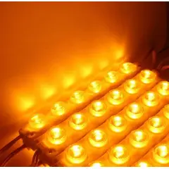 LEDMAX - MODULO LED 6 PEPAS AMARILLO X 10 UNIDADES VEHICULOS Y HOGAR