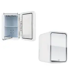 GENERICO - Mini Nevera Maquillaje 8 litros Refrigerador Para Cuidado de Piel