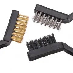 GENERICO - Set Kit Cepillo Alambre Profeisonal Acero Laton Nailon