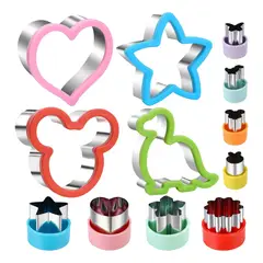 GENERICO - Set Moldes X42 Piezas Cortar Galleta Figura Divertida Comida