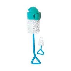 EVENFLO - Escobillon Doble para Biberones y Mamilas Azul