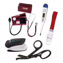 GMD - Kit Completo Enfermería Uso Clínico Y Estudiantil 6 Piezas Vinotinto