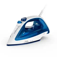 T-FAL - Plancha De Vapor Essential Azul con Suela Antiadherente