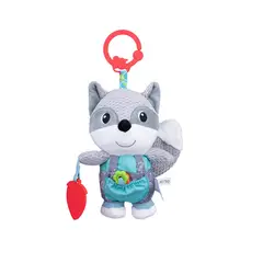 BALIBAZOO - Peluche Estimulacion Zorro Gris