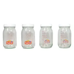 TOOL BE - Set Frascos de Vidrio para Leche Materna