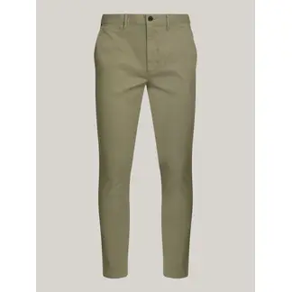 TOMMY HILFIGER - Pantalón Verde chino Essential Bleecker de sarga