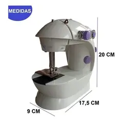 101SNORKEL - Maquina De Coser Portátil Mini Sewing Machine 4in1 Eléctrica