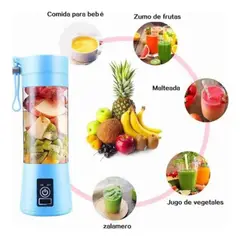 GENERICO - Mini Vaso Licuadora Procesadora Portatil Usb Recargable