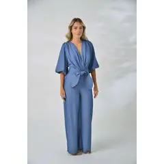 LORELLA - ENTERIZO ALTHEA AZUL INDIGO