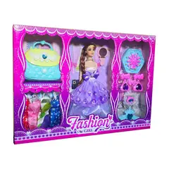 GENERICO - Muñeca Vestido Bolso Accesorios Princesa Vestidos Juguete
