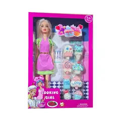 GENERICO - Muñeca Vestido Helados Dulce Accesorios Niñas Juguete Niñas