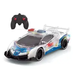 DAYOSHOP - Carro Deportivo Policia Control Remoto Todo Terreno+baterias