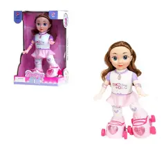 DAYOSHOP - Robot Muñeca Patines Patinadora Juguete Niñas + Baterias