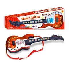 DAYOSHOP - Guitarra Rock Unisex Juguete Luces Interactivo + Baterias