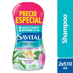 SAVITAL - Oferta Shampoo Anticaspa X 510ml 2 X 1