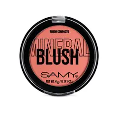 SAMY - Rubor Mineral #8 Sin Espejo Rosa X 4G