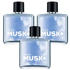 AVON - Musk Air Para Él Eau De Parfum X 3- 75 ml