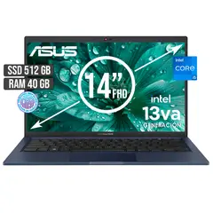 ASUS - EXPERTBOOK INTEL CORE I5-1335U SSD 512GB RAM 40GB LED 14 FULL HD