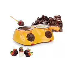 1 TRAINING - Máquina De Fusión De Fondue De Chocolate Eléctrica Amarilla