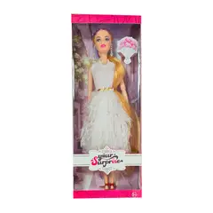 GENERICO - Muñeca Vestido Flecos Multicolor Juguete Niñas