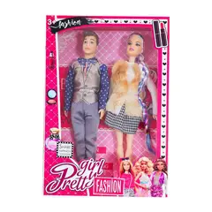 GENERICO - Muñeca Muñeco Vestidos Elegantes Pareja Juguetes Niñas