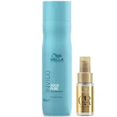 WELLA - Shampoo Limpieza profunda Aqua Pure + oleo