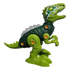 GENERICO - Dragón Dinosaurio Tiranosaurio Armable Luces Sonido Juguete