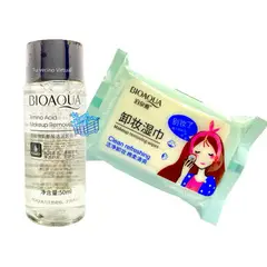 BIOAQUA - Agua y toallitas desmaquillantes