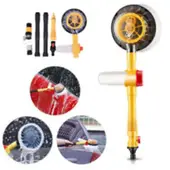 GENERICO - Cepillo Giratorio Para Manguera Lavado Autos