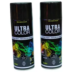 MERCURY - Pintura En Aerosol Color Negro Brillante 400 Ml
